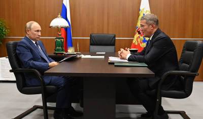 Радий Хабиров рассказал Владимиру Путину о слиянии УГАТУ и БашГУ