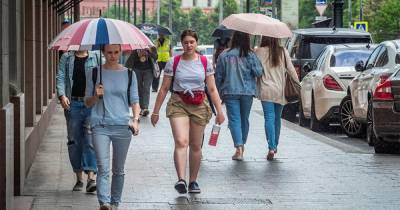 В Москве в субботу ожидается жара с дождями