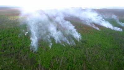 Под Иркутском 366 населенных пунктов задымлены из-за лесных пожаров