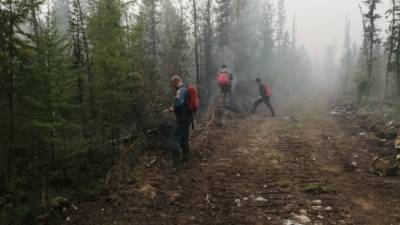 В Якутии загорелось село Бяс-Кюель