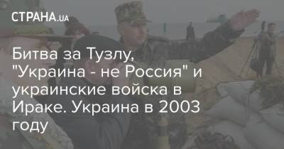 Битва за Тузлу, "Украина - не Россия" и украинские войска в Ираке. Украина в 2003 году