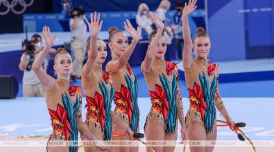 Белоруски вышли в олимпийский финал групповых упражнений по художественной гимнастике