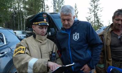 «Там дымит еще». Путин поручил Парфенчикову заняться пожарами на Валааме