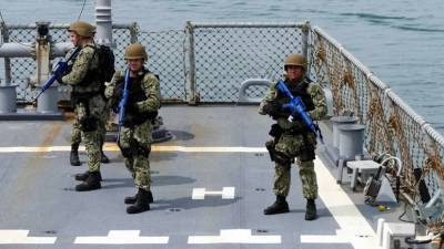 Спецназовцы Грузии и Румынии провели морские учения в Чёрном море