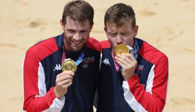 Норвегия выиграла мужской олимпийский турнир по пляжному волейболу