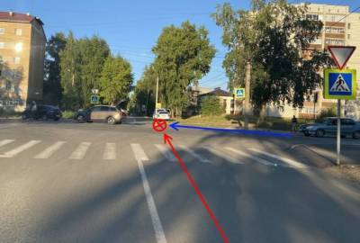 В Сыктывкаре на двух перекрестках не смогли разъехаться автомобили