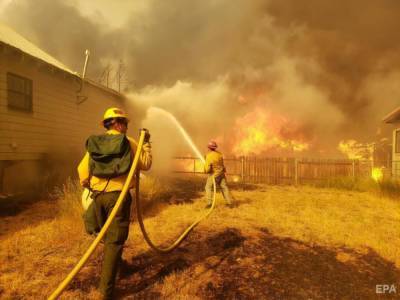 В Калифорнии пожары уничтожили город Гринвилл