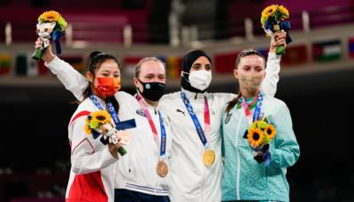 Иранец Ганджзаде и египтянка Абделазиз стали Олимпийскими чемпионами в кумитэ