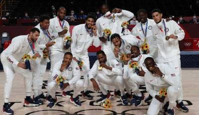 США в 16-й раз в истории выиграли "золото" Олимпиады в баскетболе