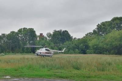 В Тверь на вертолете срочно доставили ребенка