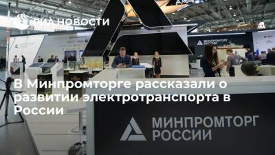 Минпромторг рассказал о предпринятых мерах по развитию электротранспорта в России