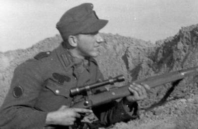 Йозеф Аллербергер: почему снайпер вермахта №2 стрелял из русской винтовки