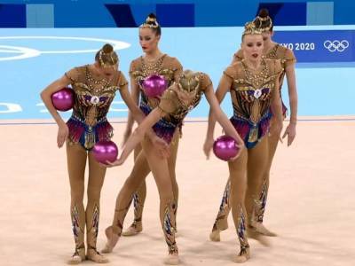 Российские «художницы» стали лишь вторыми в групповых упражнениях на Олимпиаде
