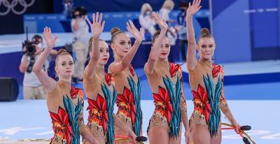 Белоруски вышли в олимпийский финал групповых упражнений по художественной гимнастике