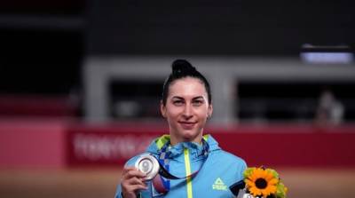 Украинская велосипедистка получила серебро в заключительный день Олимпиады в Токио