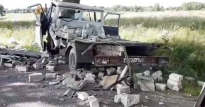 В Багратионовском районе грузовик из-за бокового ветра врезался в дерево (видео)