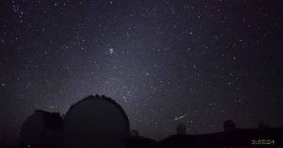 Астрономы-любители зафиксировали появление в небе редких метеороидов