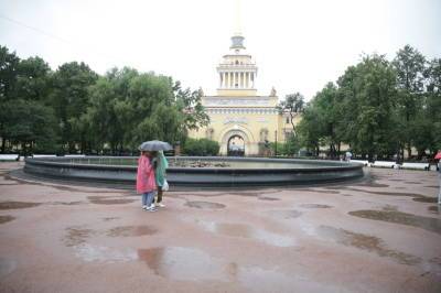 В Петербурге за начало августа выпало рекордное количество осадков