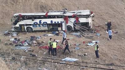 Россиян не было в попавшем в ДТП на западе Турции автобусе