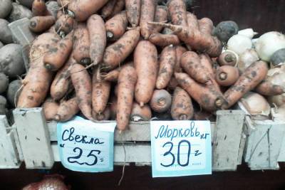Саратовские магазины продолжают держать высокие цены на овощи