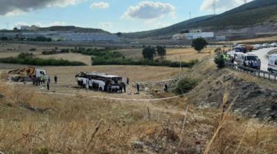 В Турции перевернулся пассажирский автобус, есть погибшие
