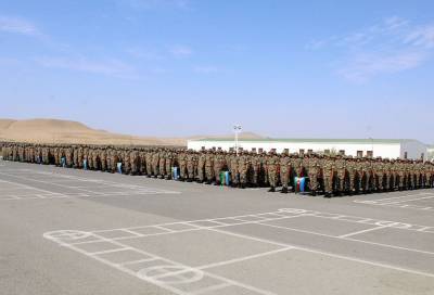 В Азербайджанской армии прошли церемонии принятия военной присяги