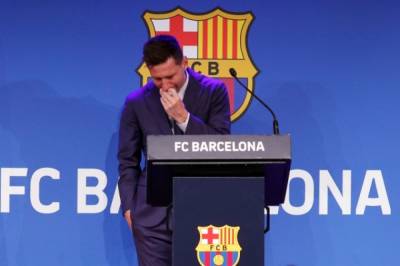 Месси дал прощальную пресс-конференцию в клубе «Барселона»