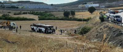 В Турции в ДТП с автобусом погибли как минимум 15 человек