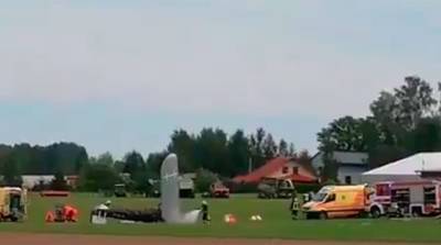 В Латвии разбился частный самолет, пилот погиб