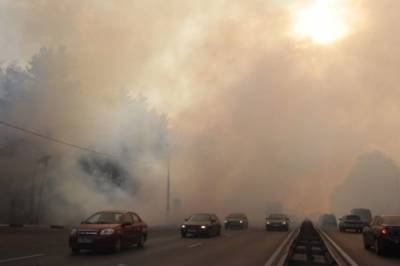 Туву накрыл дым от лесных пожаров в Якутии и Красноярском крае