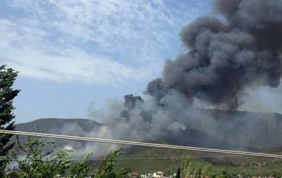 В турецком Даламане рядом с аэропортом вспыхнул новый лесной пожар (видео)