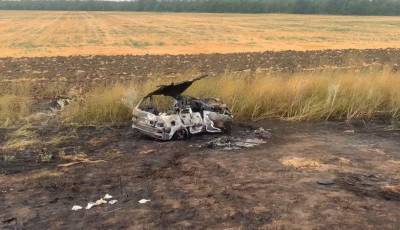 Три человека заживо сгорели заживо в массовом ДТП на трассе Ростов – Волгодонск