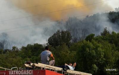 Лесной пожар вспыхнул в Черногории