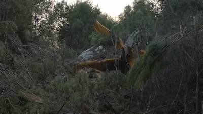 В Греции разбился самолет, который тушил лесные пожары
