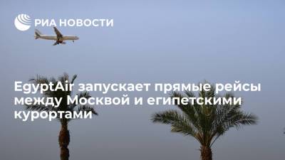 Владимир Путин - Авиакомпания EgyptAir запускает семь рейсов в неделю между египетскими курортами и Москвой - ria.ru - Москва - Россия - Египет - с. 9 Августа