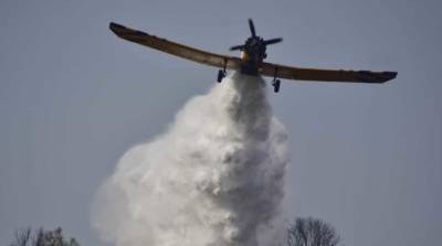 В Греции во время тушения пожаров разбился пожарный самолет