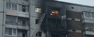 В Красноярске в жилом доме на проспекте Ульяновский произошел крупный пожар