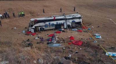 Пассажирский автобус попал в аварию в Турции, погибли 14 человек