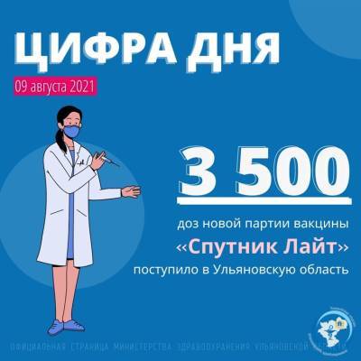 В регион доставили новую партию вакцины «Спутник Лайт»