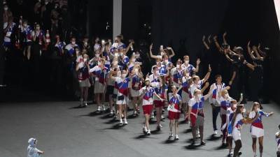 Россия чествует своих олимпийцев