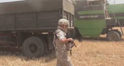Российские миротворцы обеспечили безопасность при сборе пшеницы в Аскеранском районе