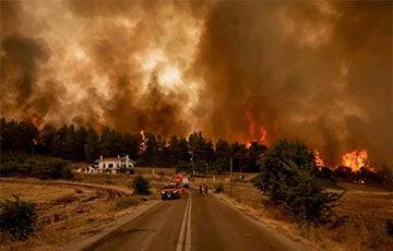 Пожары в Греции: окрестности Афин превратились в пепелище