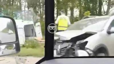 В ДТП в Чемодановке пострадали водители иномарок и пешеход