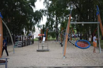 В Белгородской области открыли детскую площадку за 3 млн рублей