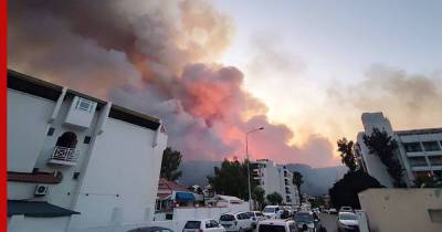 Все лесные пожары в Турции взяты под контроль, кроме двух в провинции Мугла
