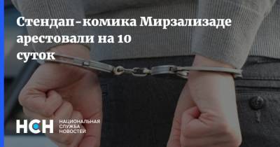 Стендап-комика Мирзализаде арестовали на 10 суток