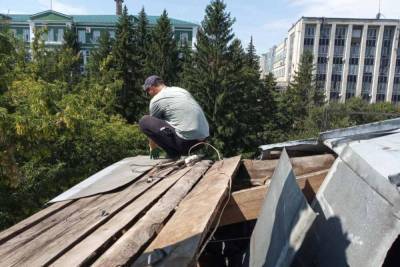 В Пензе начат ремонт здания бывшего партийного архива