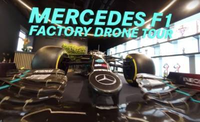 Видео: Необычная экскурсия по базе Mercedes F1