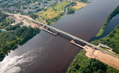На строительство моста через Волхов в Киришах выделено еще 100 млн рублей
