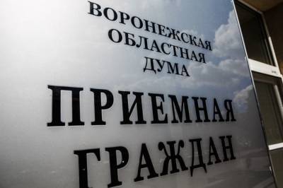 В Воронежской облдуме подвели итоги работы с обращениями граждан во втором квартале